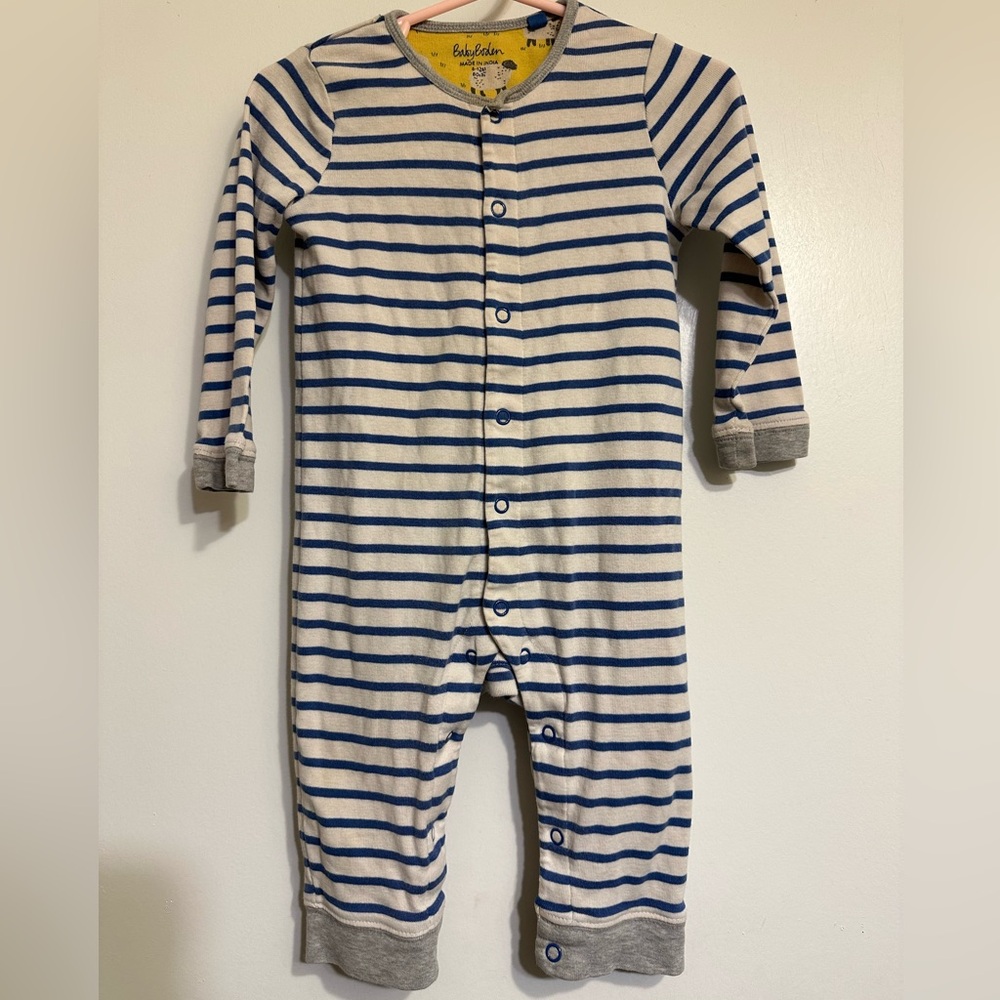Baby Boden Striped Onesie Romper